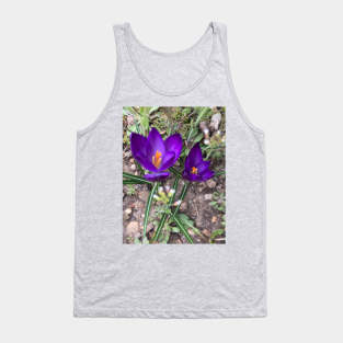 2 Sharp Purple Crocuses Tank Top